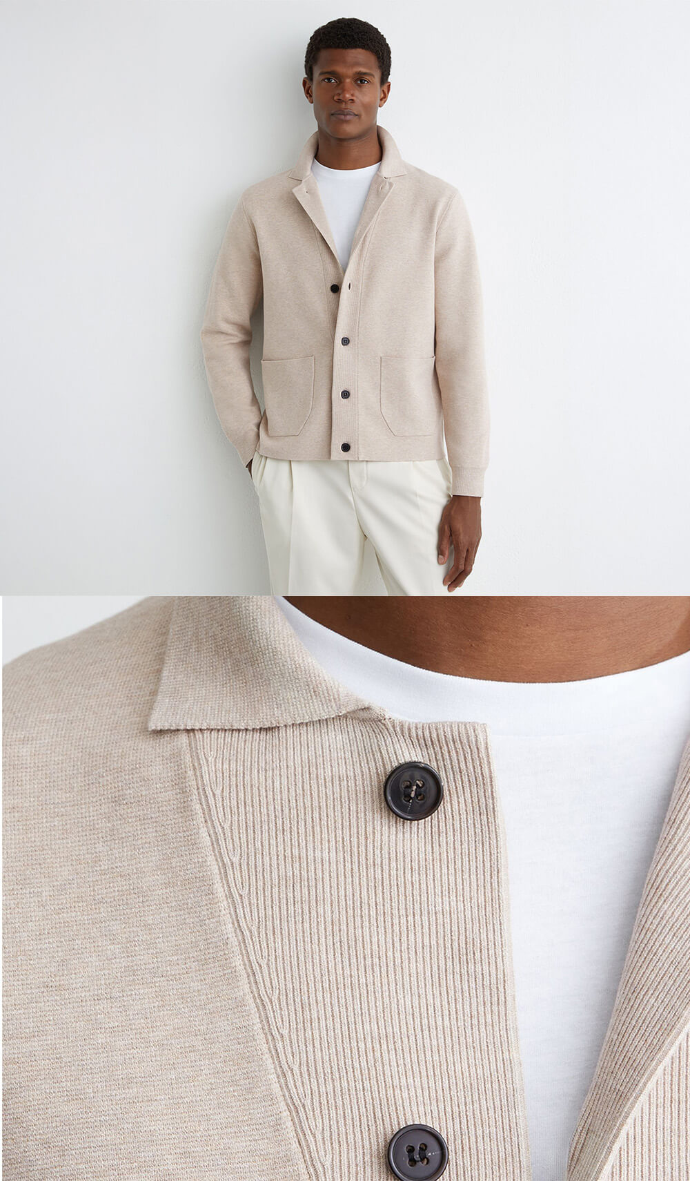 أساسيات ملابس التريكو الرجالية